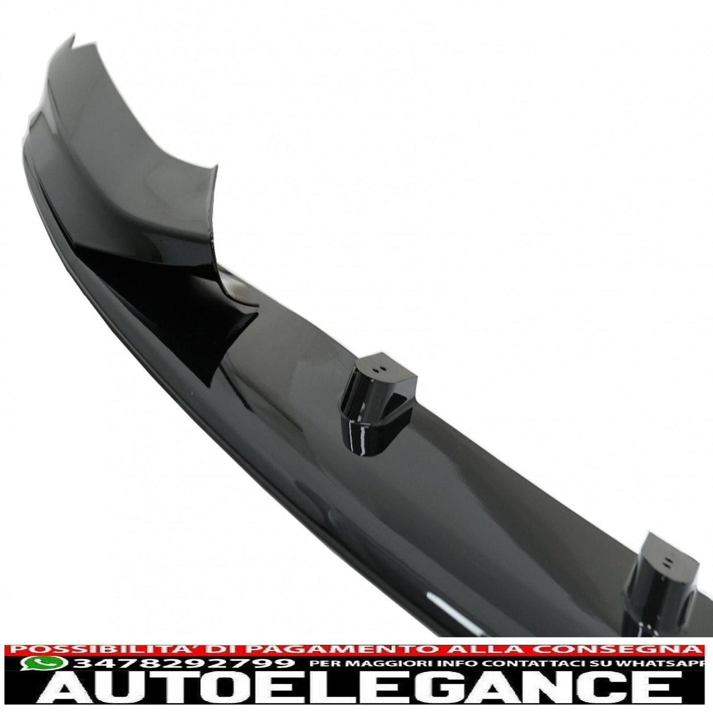 Front bumper spoiler lip suitable for bmw 4 series f32 coupe f33 cabrio f36 grand coupe (2013-03.2019) m design piano black 