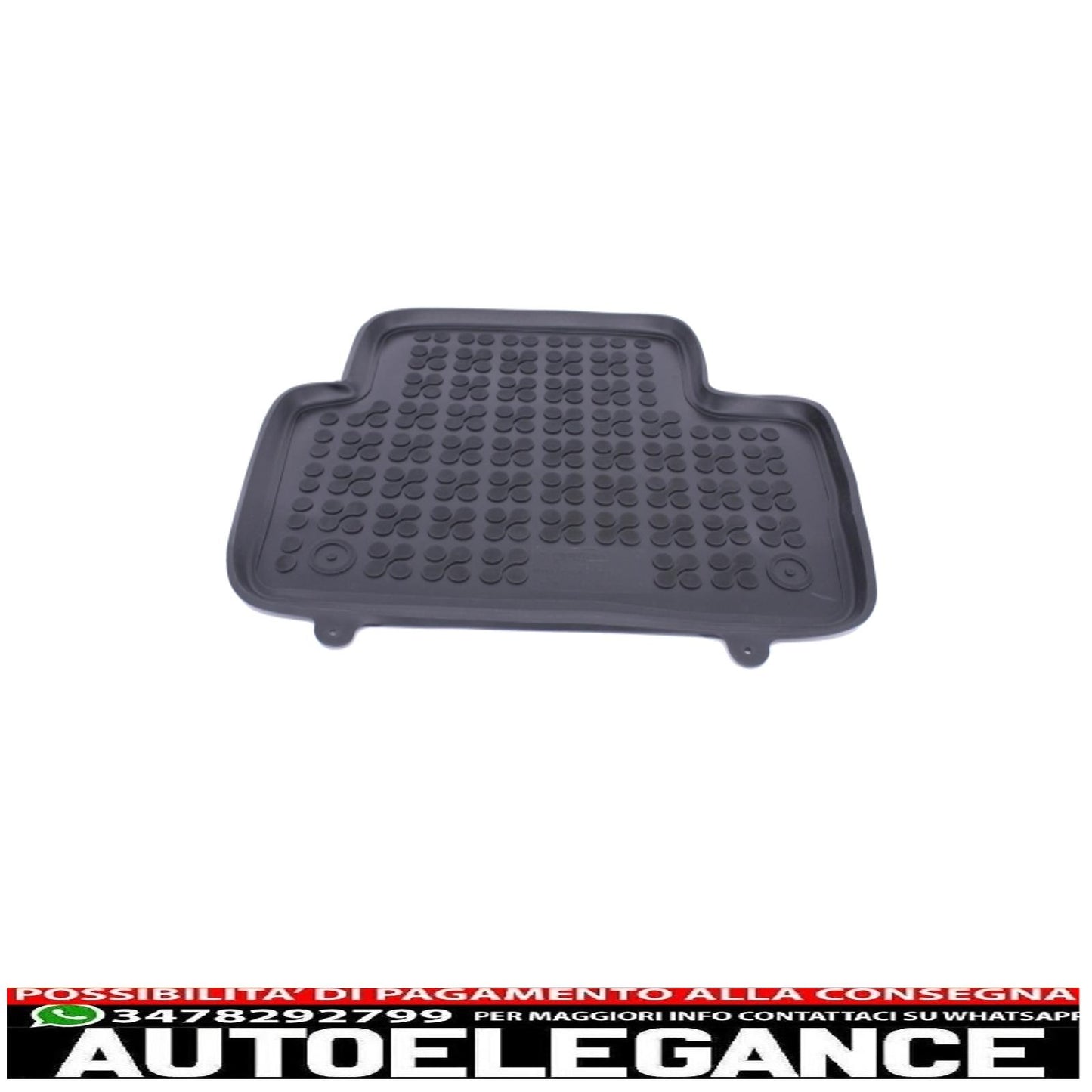 Black rubber mat suitable for Renault Kadjar 2015+