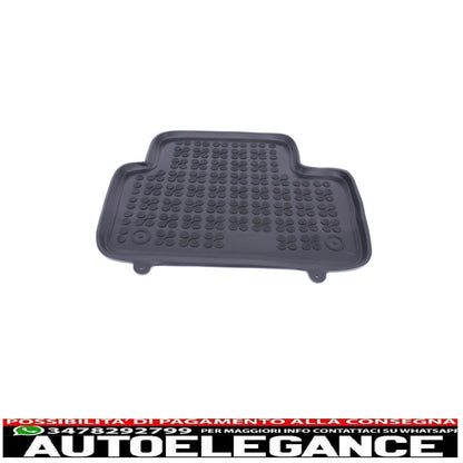 Black rubber mat suitable for Renault Kadjar 2015+