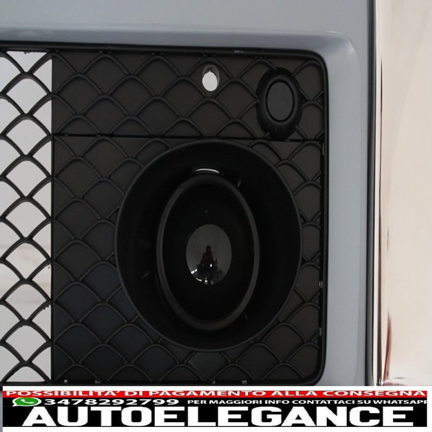 kit carrozzeria paraurti anteriore spoiler led drl estensione adatto per mercedes classe g w463 (1989-2017) design g65