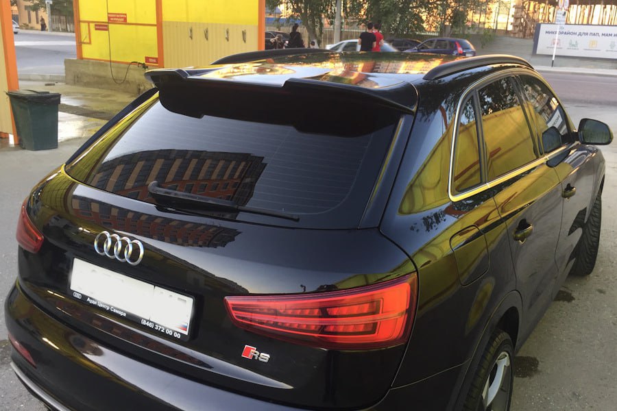 SPOILER ADATTO PER AUDI Q3 8U 2011-2018 LOOK RS DESIGN GREZZO