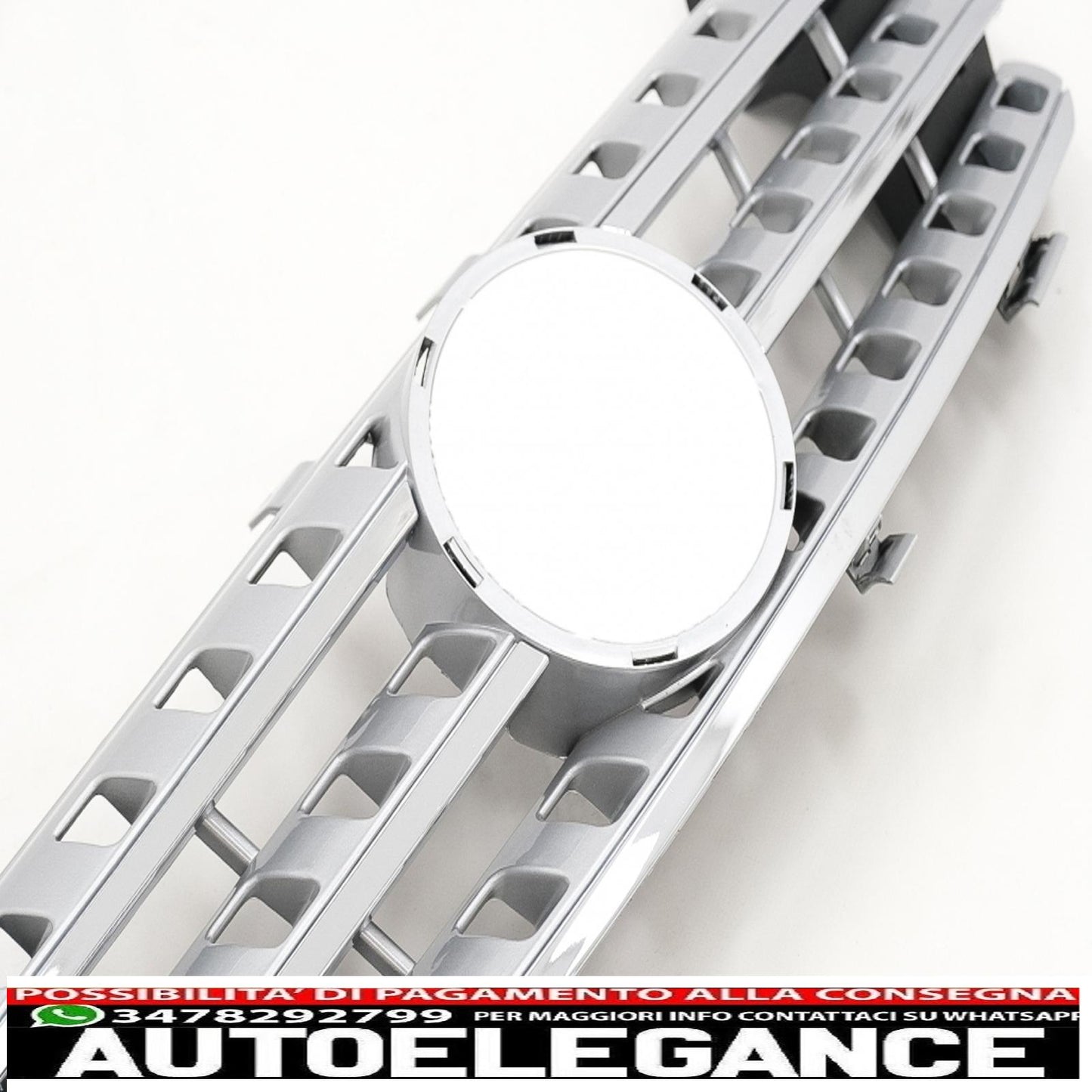 central grille suitable for mercedes ml w164 (2005-2008) chrome