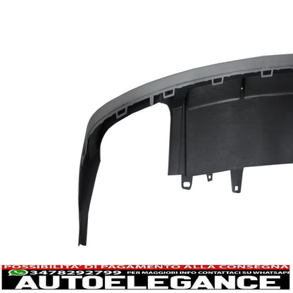 Diffusore mantovana paraurti posteriore adatto per audi a6 4g facelift limousine avant (2015-2018) s6 design