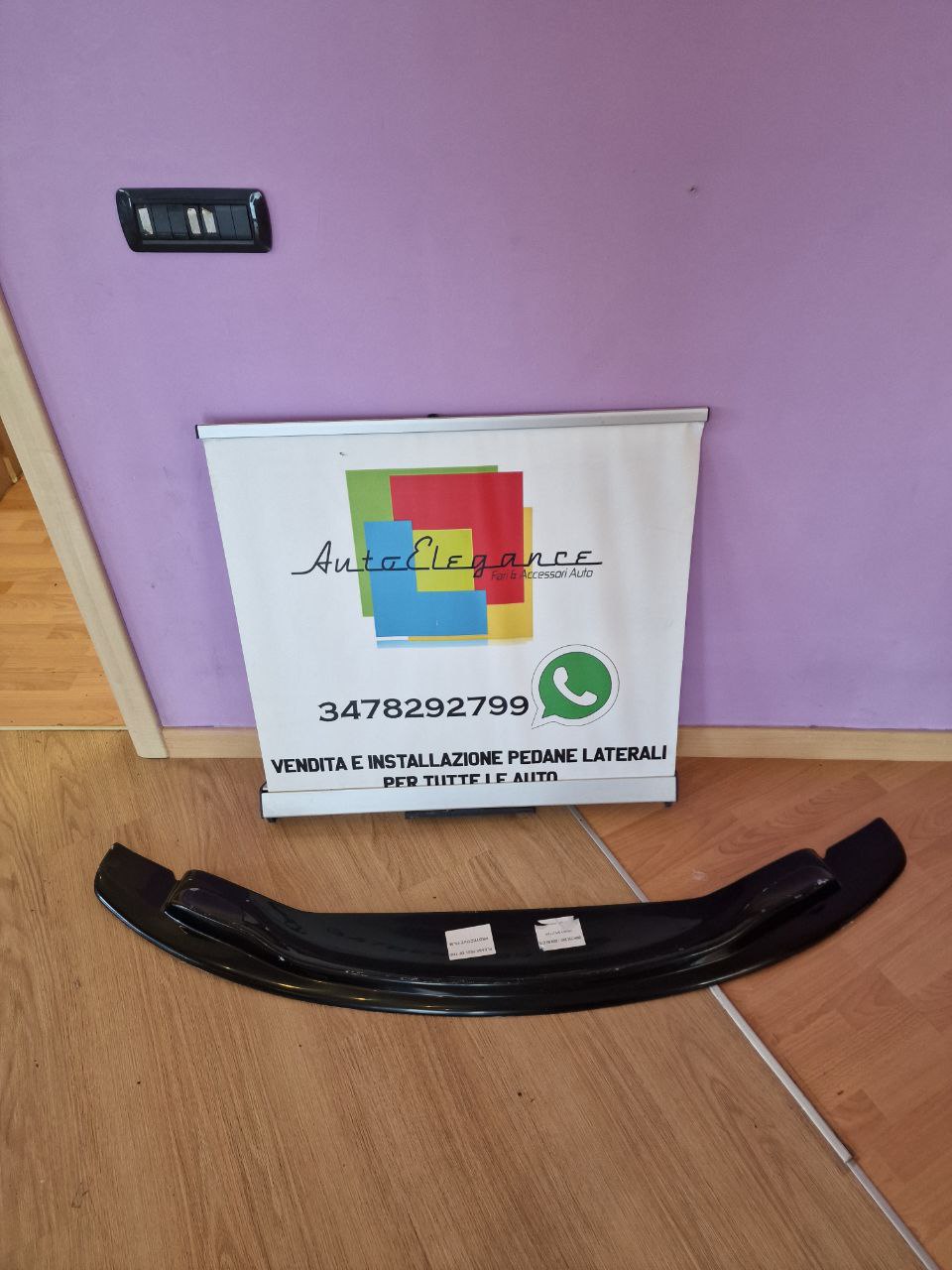 ART. 0671 SPLITTER BMW SERIE 3 E90 E91 E92 E93 2007-2009 M3 LOOK GTS