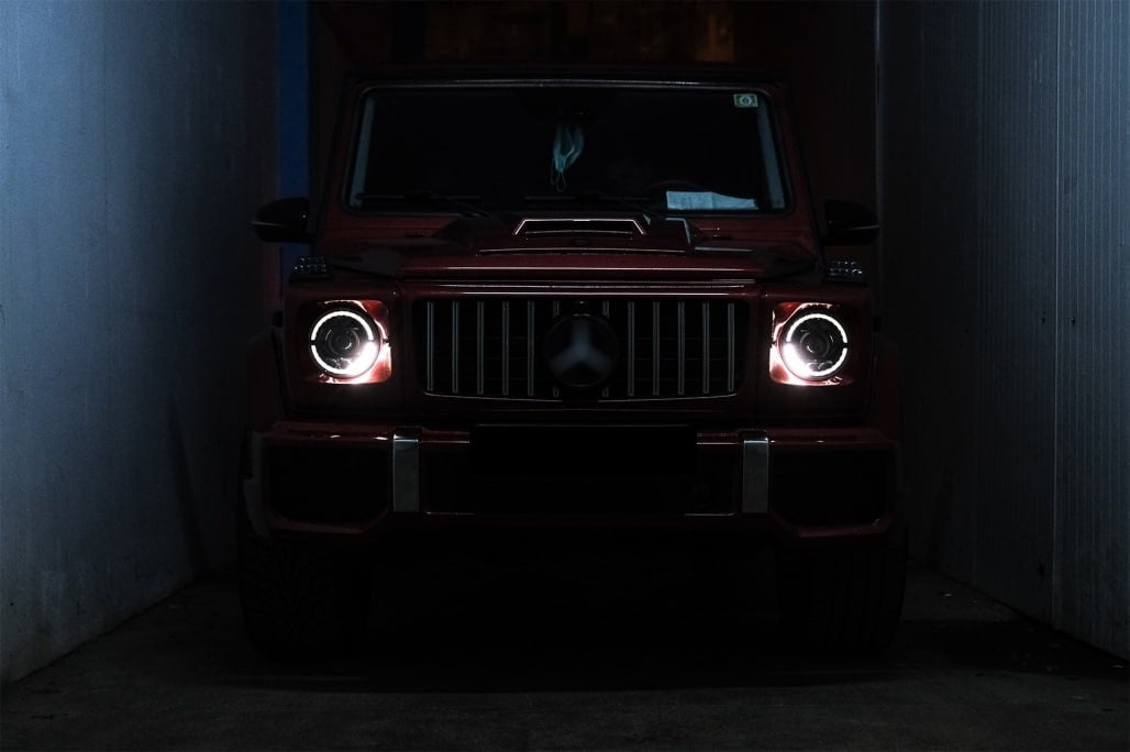 HEADLIGHTS SUITABLE FOR MERCEDES G CLASS W463 2007-2017 FULL LED LOOK LIFT