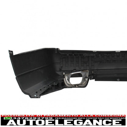 rear bumper with exhaust tips suitable for range rover vogue iv l405 (2013-2017) facelift update 2018+ svo design 