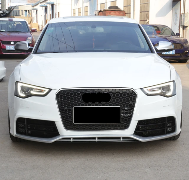 GRIGLIA ADATTA PER AUDI A5 2012-2015 LOOK RS5 BORDO SATINATO DESIGN SPORTIVO