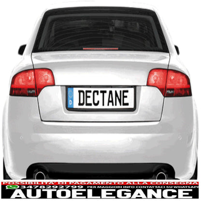 led rear lights suitable for audi a4 b7 sedan (11.2004-03.2008) black