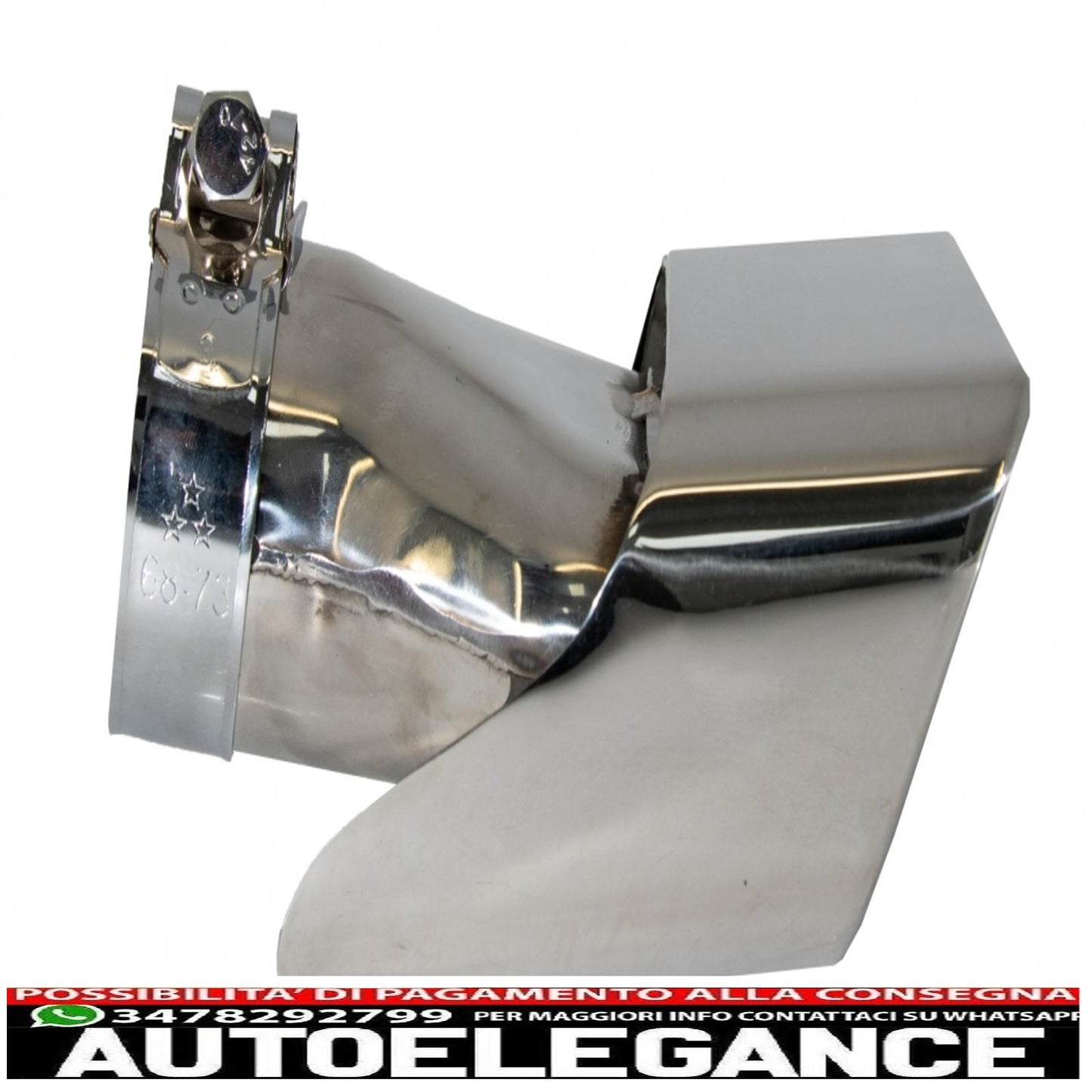 Exhaust muffler tips suitable for bmw 5 series sedan touring f10 f11 f18 550i v8 lci square design 