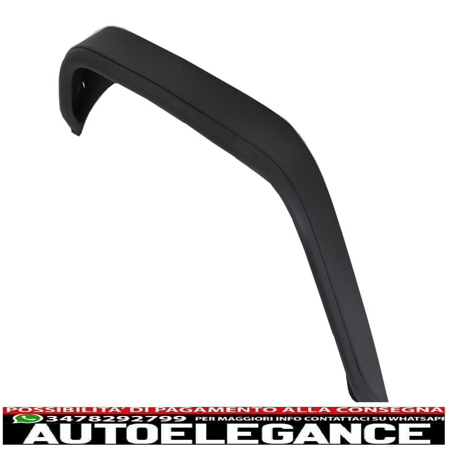 Flat Steel Rear Mud Flaps with Crusher Tube Fit for Jeep Wrangler / Rubicon JK (2007-2017) 