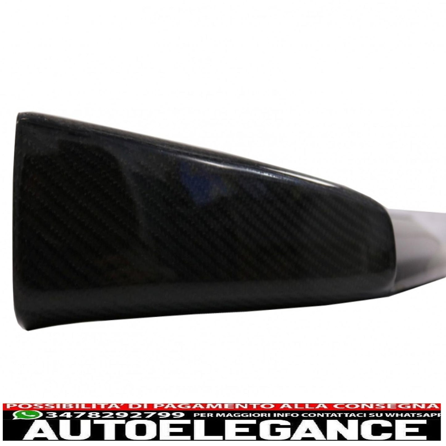 Front bumper additional spoiler lip suitable for audi a5 8t rs5 (2008-2016) real carbon 