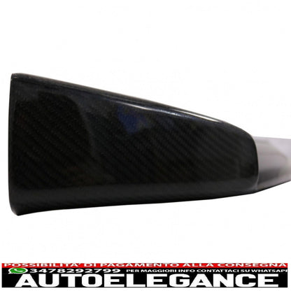 Front bumper additional spoiler lip suitable for audi a5 8t rs5 (2008-2016) real carbon 