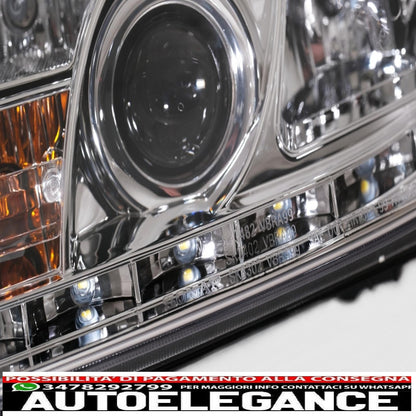 daytime running lights suitable for vw bora (09.1998-05.2005) chrome 