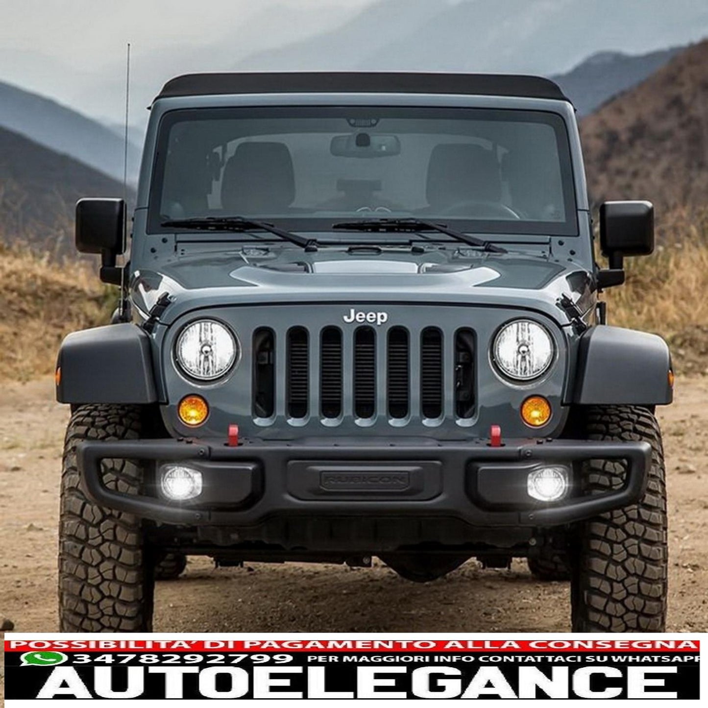 4 inch Full LED Fog Light Fit For Jeep Wrangler JK TJ JL (1996-2018)