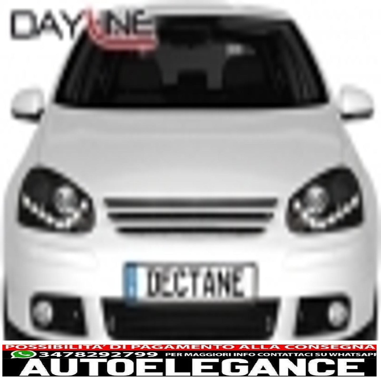 dayline headlights suitable for vw golf v 03-09_drl optic_hid_black 