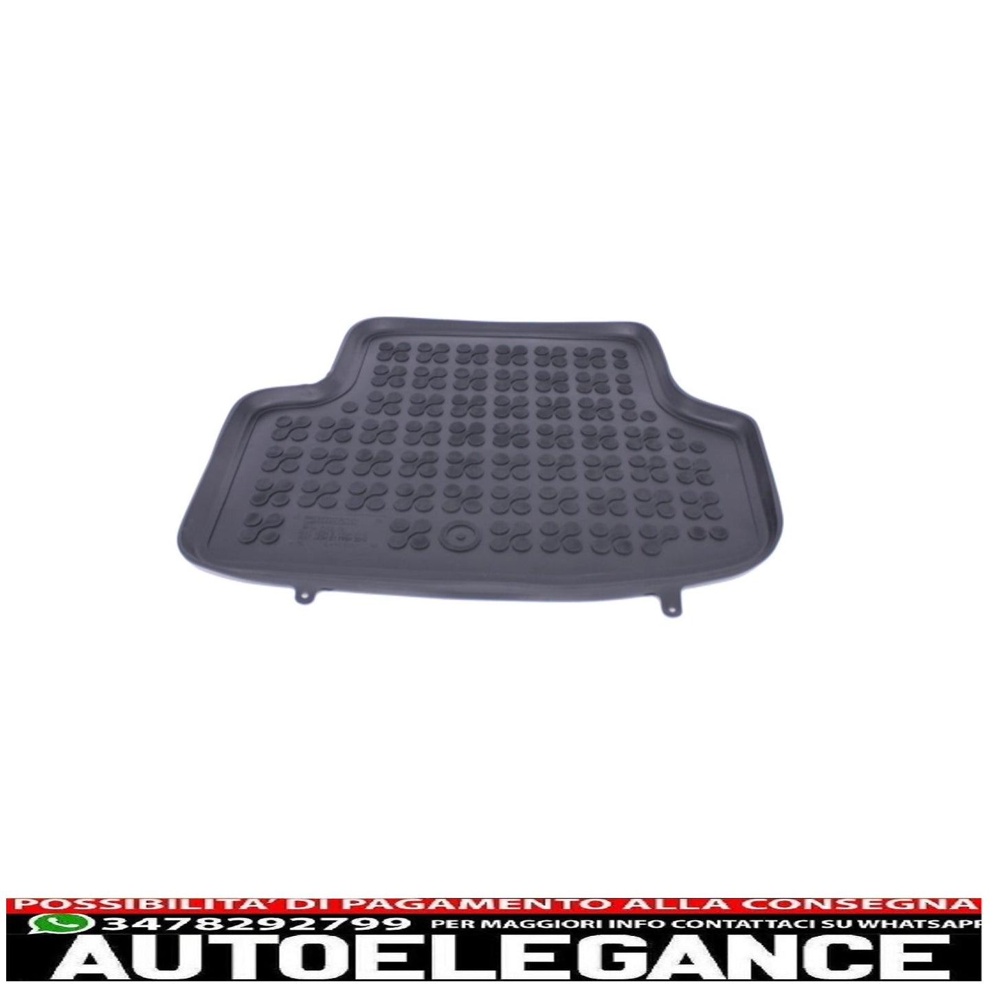 black rubber mat suitable for Seat leon iii 2013+, leon st 2014+