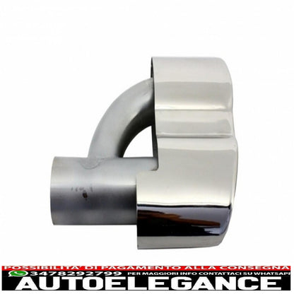 Rear bumper suitable for mercedes w221 s class (2005-2011) with exhaust tips 