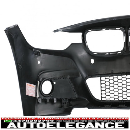 complete body kit suitable for bmw 3 series f30 (2011-2019) m-technik design with exhaust muffler tip 