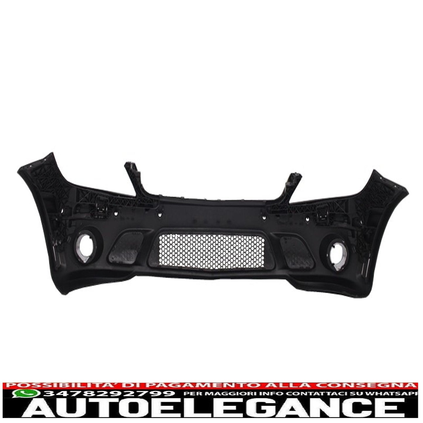 paraurti anteriore adatto a mercedes classe c w204 (2007-2012) design c63 con pdc