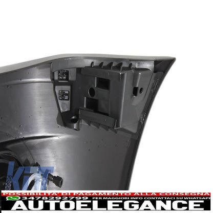 paraurti anteriore con fendinebbia e coperture adatto per bmw e46 serie 3 (1998-2004) m3 look