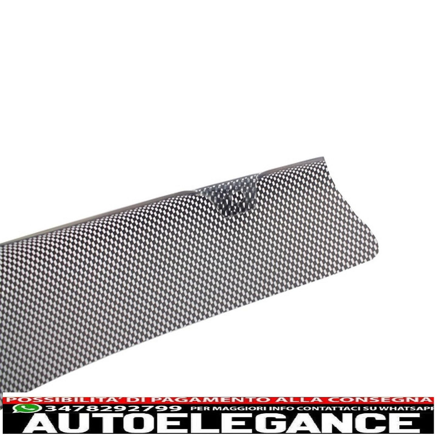 Bonnet protection sand deflector suitable for Dacia Duster (2009-up) Nissan Terrano (2014-up) carbon design