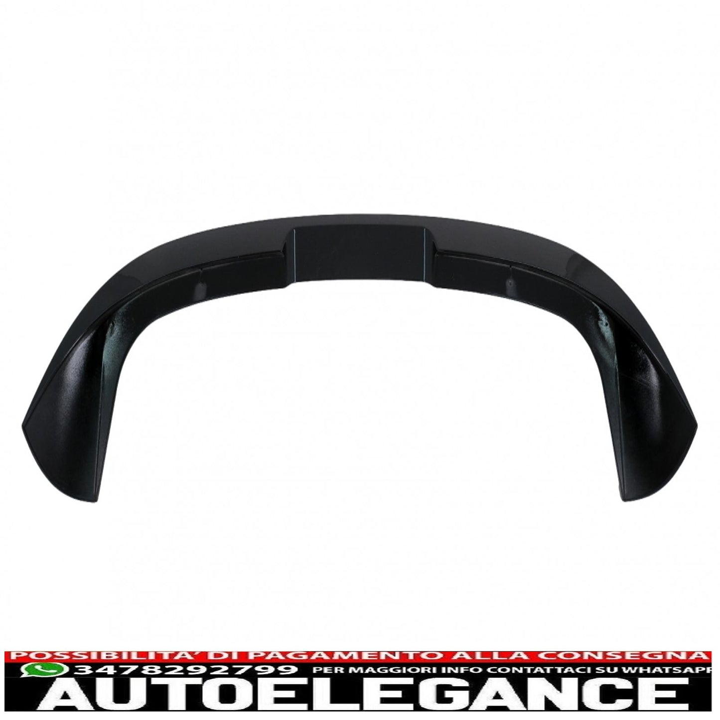 ala spoiler sul tetto adatta per bmw x1 suv f48 pre-lci (06.2015-2019) stile ac pianoforte nero AUTOELEGANCERICAMBI