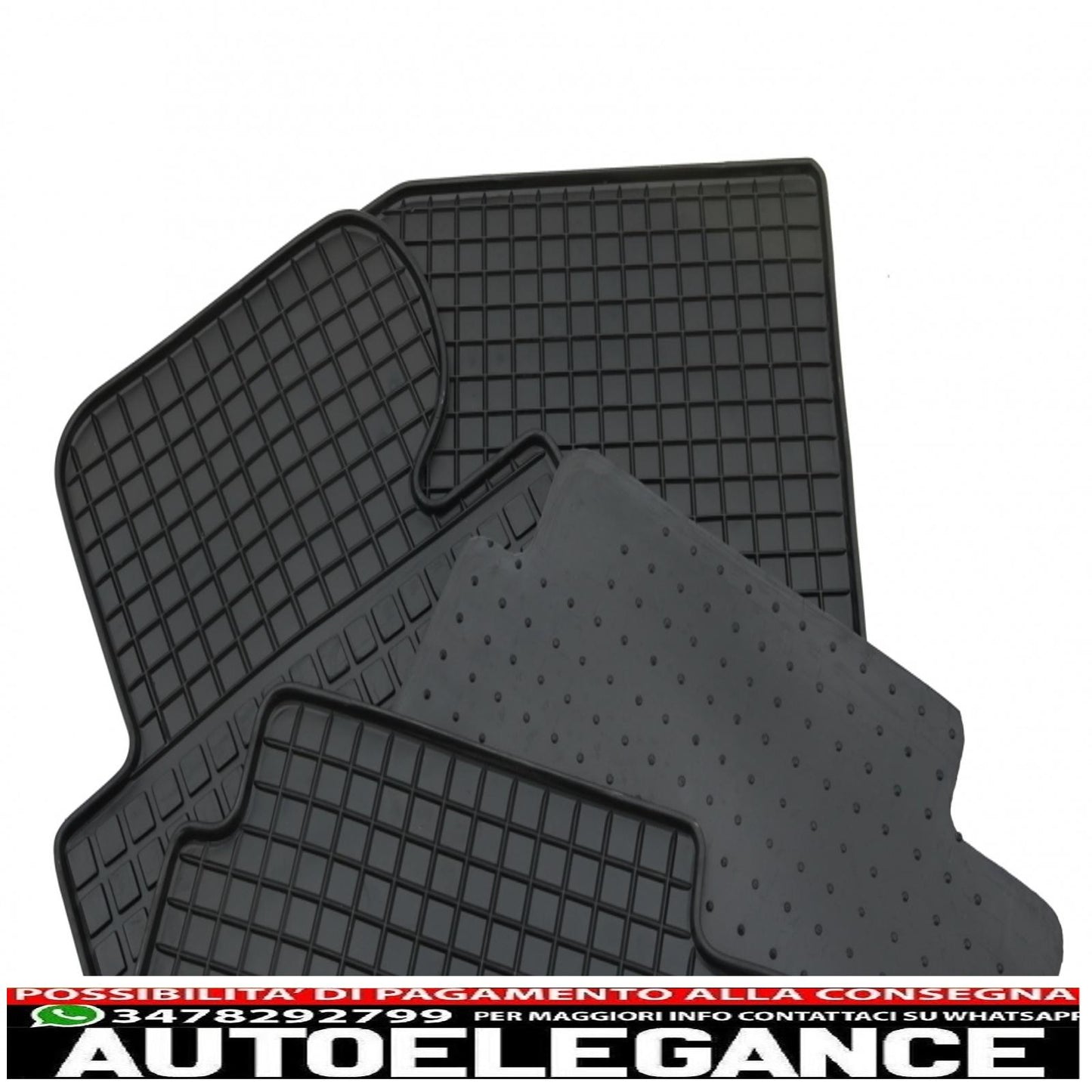 Rubber mats suitable for bmw 3 series e46 (1998-2004)