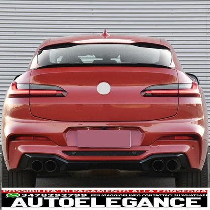 Ala spoiler per bagagliaio adatta per BMW X4 G02 (2018-2020) Piano Black AUTOELEGANCERICAMBI