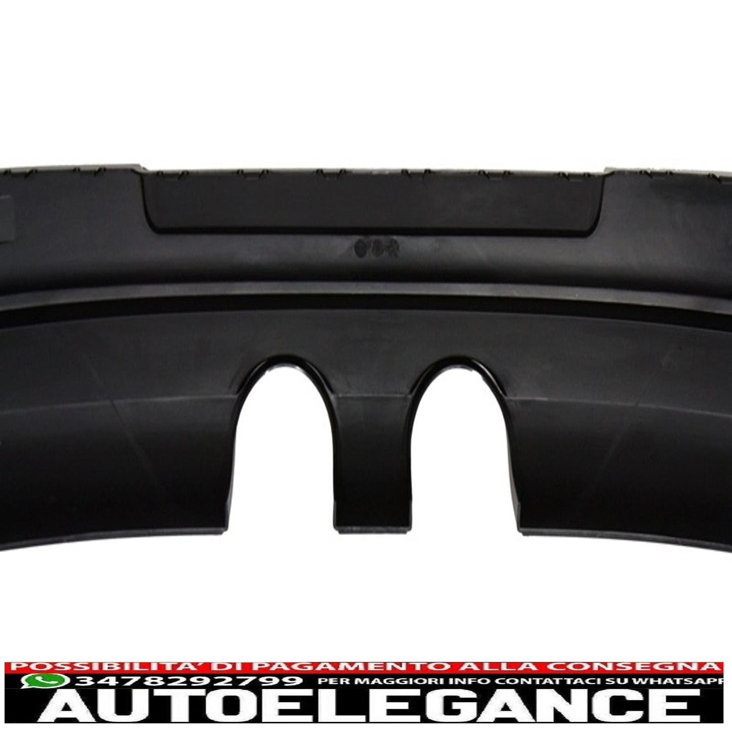 Rear bumper valance extension suitable for vw golf v 5 (2003-2007) look r32