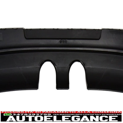 Rear bumper valance extension suitable for vw golf v 5 (2003-2007) look r32