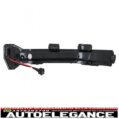 Dynamic Mirror Indicator Smoke Lamp LED Seq Suitable for VW Golf 7 Hatchback Variant (2013-2017) Touran II (2015-up) 