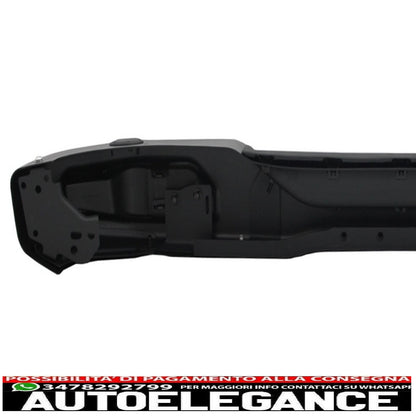 Metal Rear Bumper with Full Exhaust System Rear Axle Fit for Jeep Wrangler Rubicon JK (2007-2017) Dual Exhaust