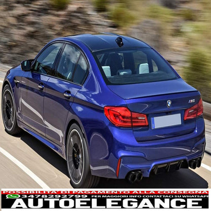 Carbon Fiber Exhaust Tips Gloss Look 6.1cm Inlet 