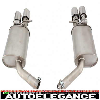 Full exhaust system suitable for Audi A7 4G (2010-2018) 2.5L/2.8L/2.0T/1.8T/3.0T petrol engine with Valvetronic 