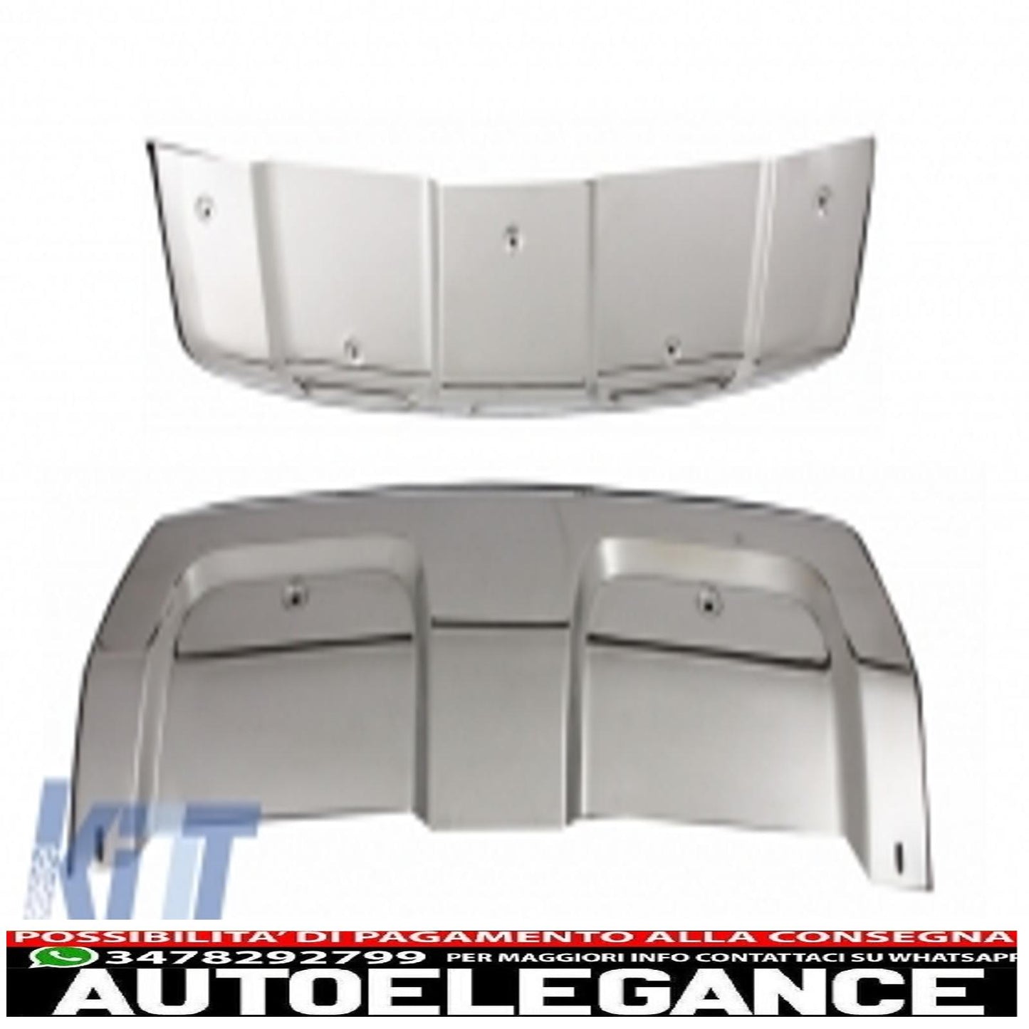 skid plates bumper protection suitable for range rover (l494) (2014-up) with sports running boards 