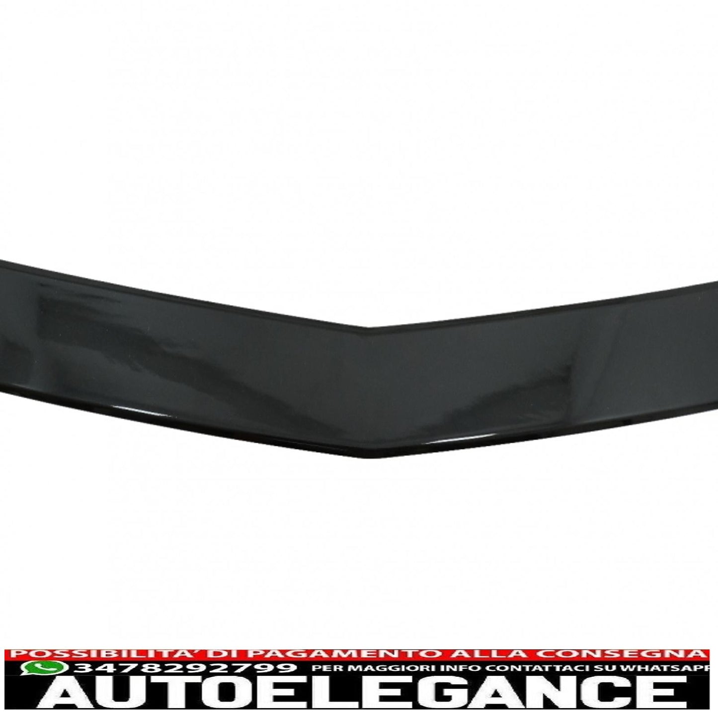 trunk spoiler suitable for mercedes e class w212 (2009-2016) restyling piano black design