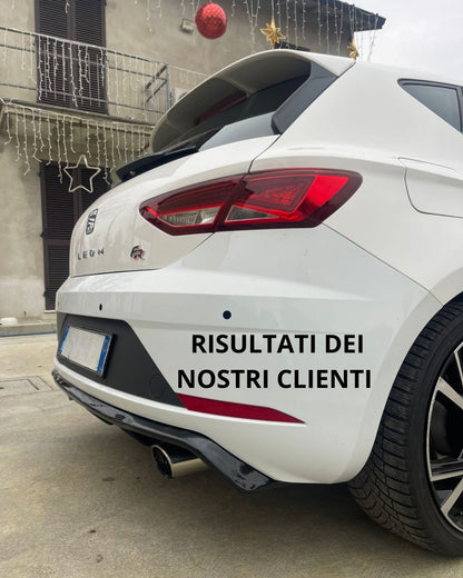 💎DIFFUSORE ADATTO PER SEAT LEON 5F 2012-2016 CUPRA LOOK NERO LUCIDO SPORTIVO💎