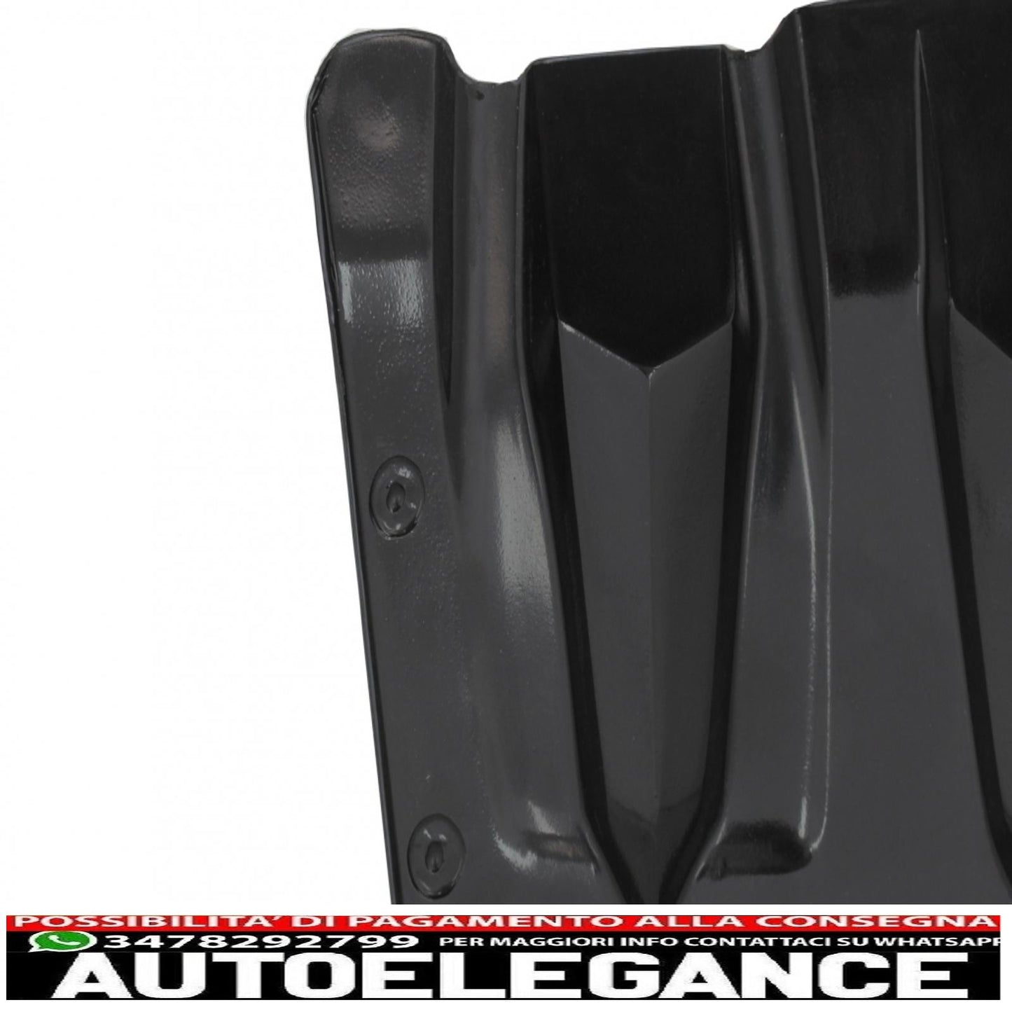 Protezione protezione paraurti anteriore adatta a dacia duster 4x4 / 4x2 (2010-2017) piano black