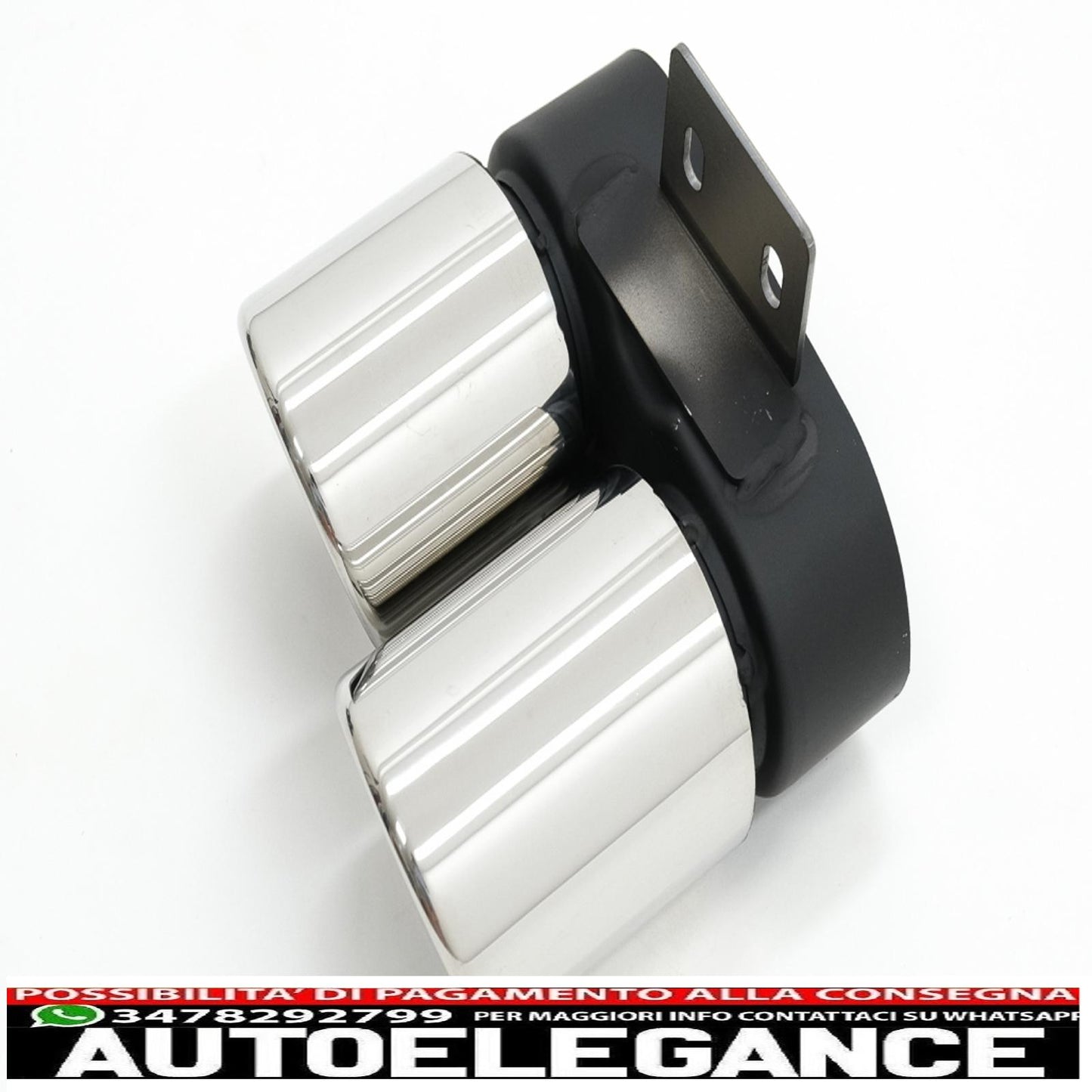 Exhaust muffler tips suitable for bmw 5 series f10 f11 (2011-2017) m5 lci chrome design