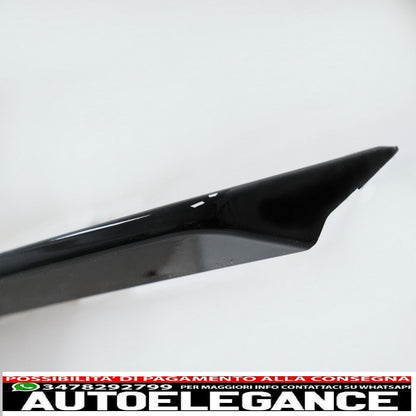 trunk spoiler suitable for mercedes c class w204 (2007-2014) piano black