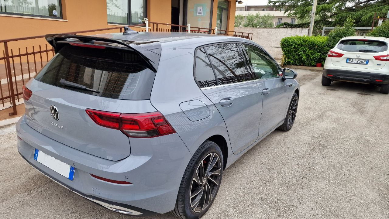 SPOILER TETTO ADATTO PER VW GOLF 8 LOOK R NERO LUCIDO DESIGN SPORTIVO