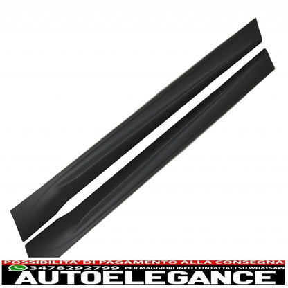 paraurti anteriore adatto per bmw serie 3 e90 berlina e91 touring (2004-2008) con minigonne laterali non lci design m3 senza fendinebbia