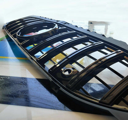 MERCEDES CLASSE B W247 2018+ GRIGLIA ANTERIORE AMG PROFILI NERI ABS