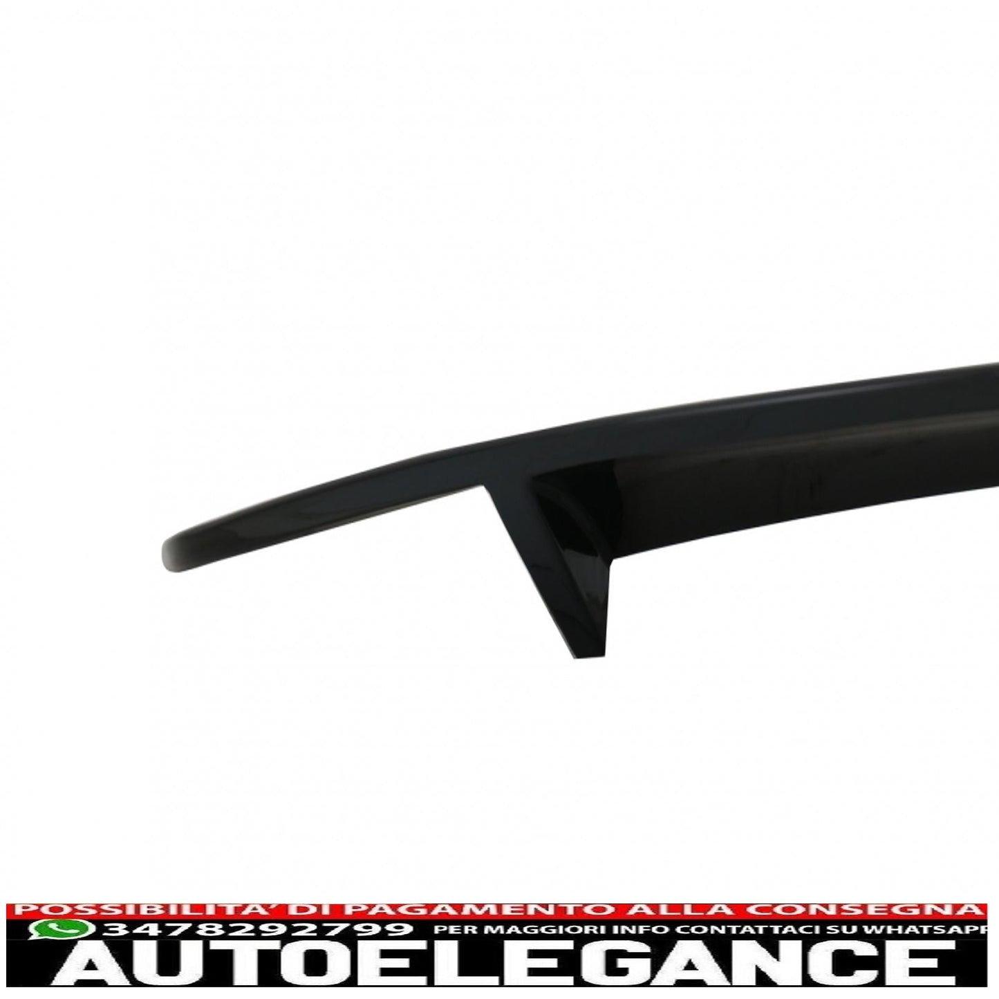 trunk spoiler suitable for mercedes c-class w205 (2014-2020) gts-design piano black