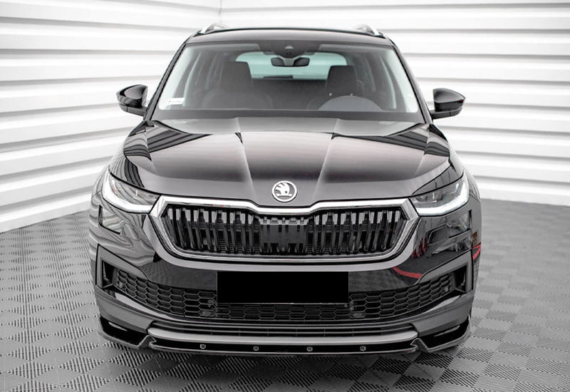 SPLITTER SUITABLE FOR SKODA KODIAQ MK1 FACELIFT 2021+ STANDARD GLOSSY BLACK
