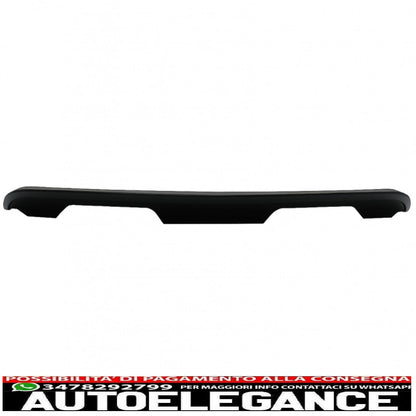 Trunk Spoiler Suitable for Ford Mustang Mk6 Sixth Generation (2015-2020) GT500 Design Matte Black 