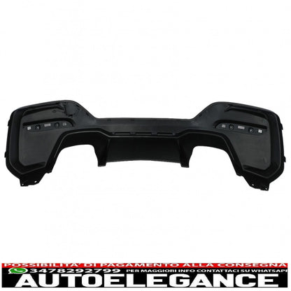 Diffusore mantovana spoiler paraurti posteriore adatto per bmw serie 1 f20 f21 lci (2015-06.2019) m2 design