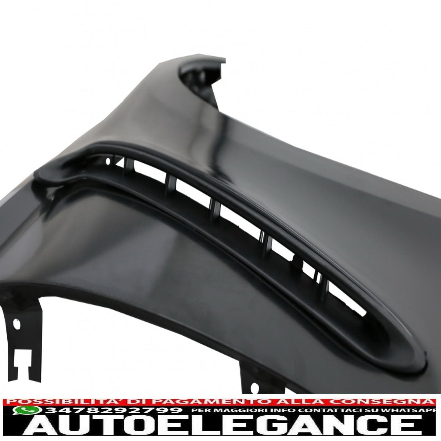 parafanghi anteriori adatti per ford mustang mk6 vi sesta generazione (2015-2017) design gt350