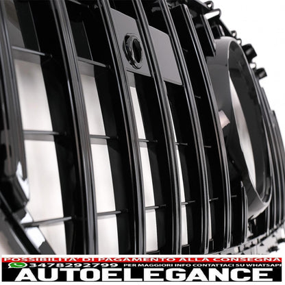 center grille suitable for mercedes cls class c257 (2018-up) gtr design piano black