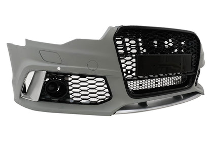 Bumper for Audi A6 C7 4G 2011-2015 radiator grille honeycomb grille RS Design SRA PDC - show original titleOriginal textStoßstange für Audi A6 C7 4G 2011-2015 Kühlergrill Wabengitter RS ​​Design SRA PDC 